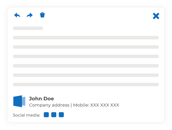 Exchange signatures service